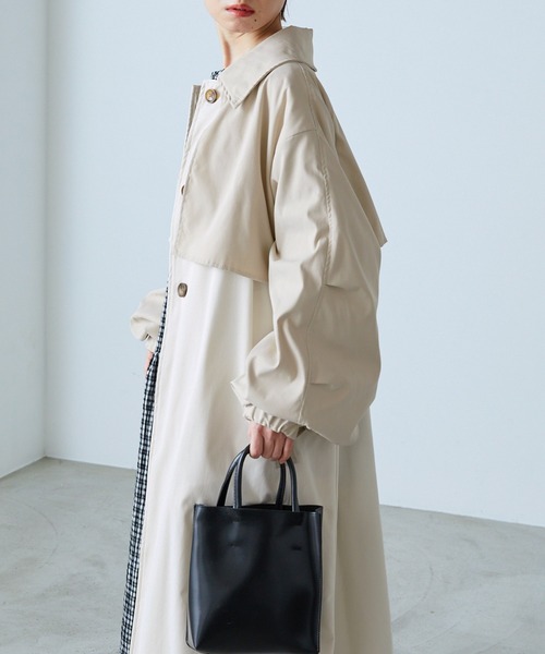 yori ヨリ ステンカラーシャギーコート アウター 2024AW