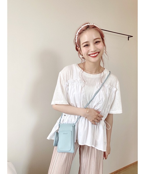 JUMELLE（ジュメロ）の「ドッキングT（シャツ/ブラウス・レディース・ホワイト/ブラック・FREE）」の22枚目の写真