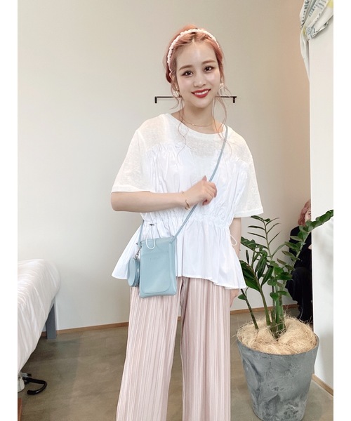 JUMELLE（ジュメロ）の「ドッキングT（シャツ/ブラウス・レディース・ホワイト/ブラック・FREE）」の8枚目の写真