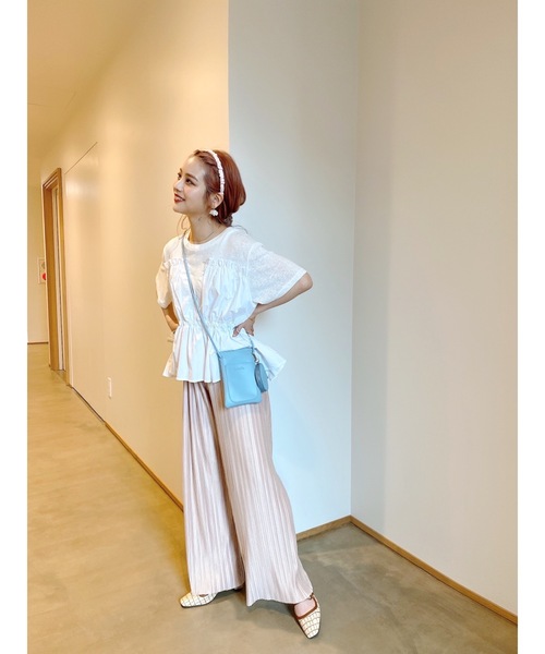 JUMELLE（ジュメロ）の「ドッキングT（シャツ/ブラウス・レディース・ホワイト/ブラック・FREE）」の17枚目の写真