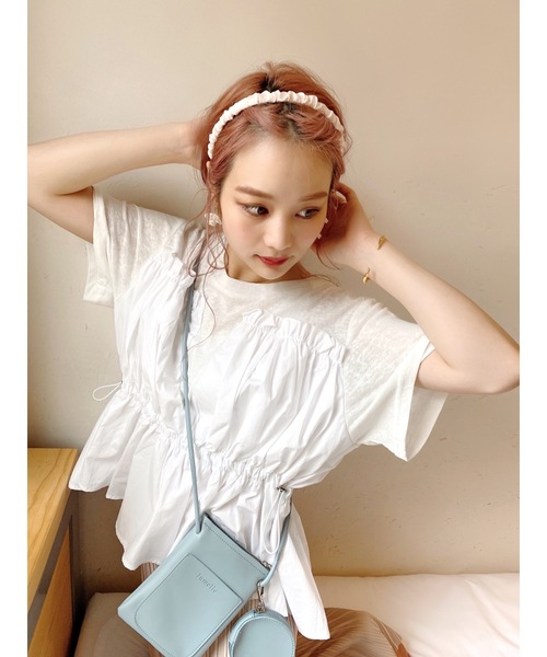 JUMELLE（ジュメロ）の「ドッキングT（シャツ/ブラウス・レディース・ホワイト/ブラック・FREE）」の20枚目の写真