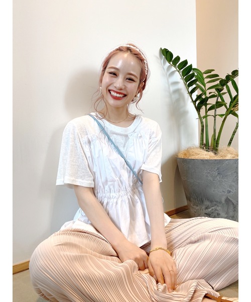 JUMELLE（ジュメロ）の「ドッキングT（シャツ/ブラウス・レディース・ホワイト/ブラック・FREE）」の18枚目の写真