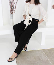 MODE ROBE（モードローブ）の「リネンライクワイドパンツ（その他パンツ）」