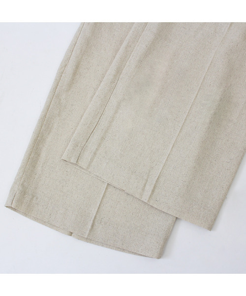 MODE ROBE（モードローブ）の「リネンライクワイドパンツ（その他パンツ・レディース・ブラック/ベージュ・FREE）」の21枚目の写真