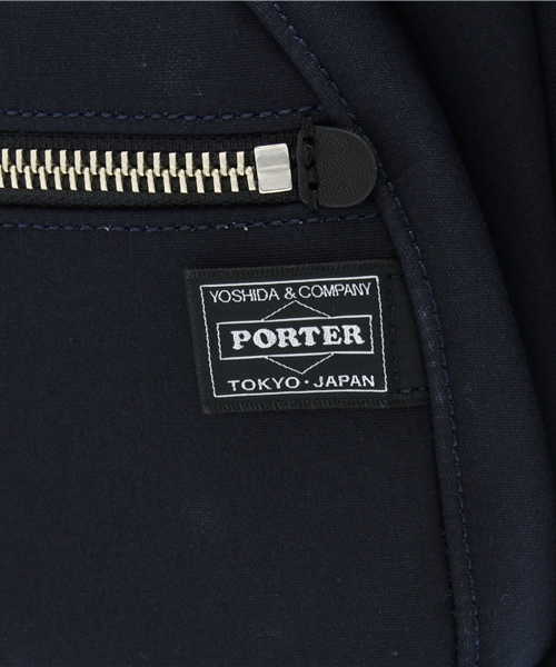PORTER（ポーター）の「PORTER GIRL URBAN DAY PACK SMALL <B印 YOSHIDA SELECT>（バックパック/リュック・メンズ・グレー/ネイビー・ONE SIZE）」の5枚目の写真