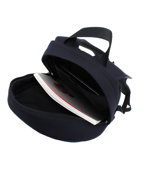 PORTER（ポーター）の「PORTER GIRL URBAN DAY PACK SMALL <B印 YOSHIDA SELECT>（バックパック/リュック・メンズ・グレー/ネイビー・ONE SIZE）」の6枚目の写真