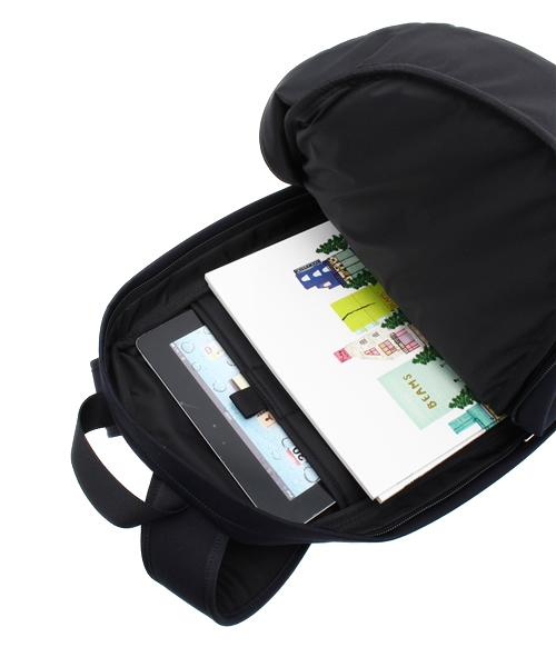 PORTER（ポーター）の「PORTER GIRL URBAN DAY PACK SMALL <B印 YOSHIDA SELECT>（バックパック/リュック・メンズ・グレー/ネイビー・ONE SIZE）」の7枚目の写真