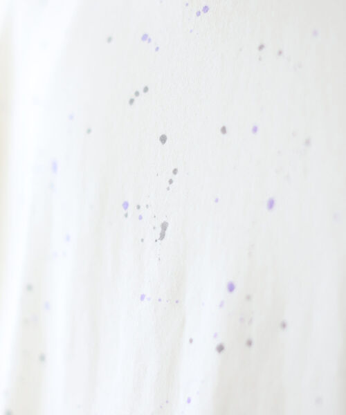 BEAMS（ビームス）の「BEAMS / ルーズ スプラッシュ Tシャツ（Tシャツ/カットソー・メンズ・ホワイト/キナリ・SMALL/MEDIUM/LARGE/X-LARGE）」の8枚目の写真