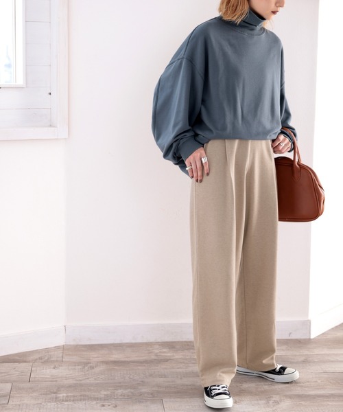 セール】セットアップが楽しめる！ゆったりテーパードパンツ