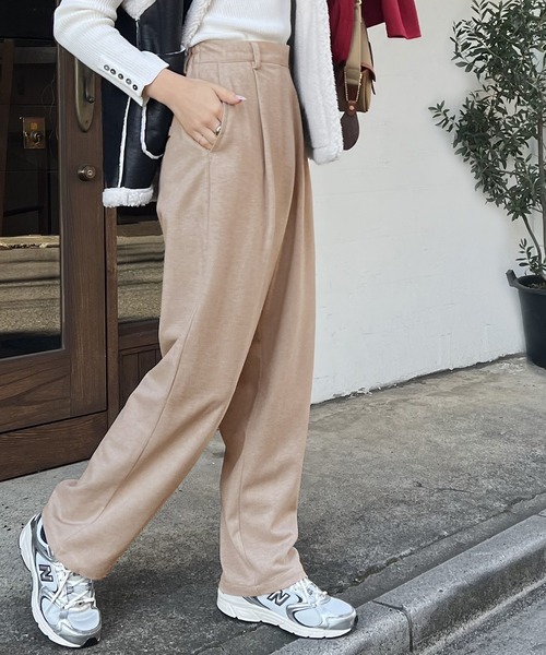 セール】セットアップが楽しめる！ゆったりテーパードパンツ