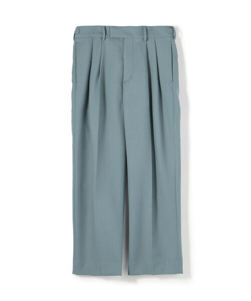 TOMORROWLAND （トゥモローランド）の「2プリーツサイドアジャスター ストレートパンツ（その他パンツ・メンズ・ライトブルー/ネイビー/キャメル/バーガンディー・S/M/XS）」の2枚目の写真