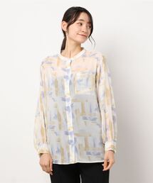 RETRO GIRL | 柄BIGシアーシャツ(シャツ/ブラウス)