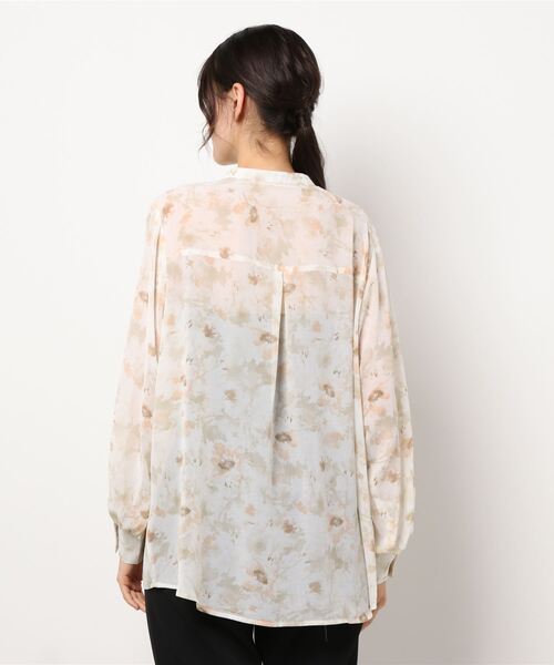 RETRO GIRL（レトロガール）の「柄BIGシアーシャツ（シャツ/ブラウス・レディース・グリーン系その他/ブルー系その他/アニマル・FREE）」の5枚目の写真