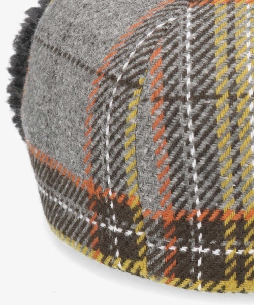kaorinomori(カオリノモリ)の「カオリノモリ ラミーンベレー(ハンチング/ベレー帽・レディース・ホワイト/グレー・M/57.5cm)」の10枚目の写真