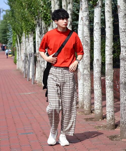 green label relaxing by 風早ゆうた（グリーンレーベルリラクシングバイカゼハヤユウタ）の「＜風早ゆうた（WEARISTA）×green label relaxing＞クリア モックネック 5分袖 Tシャツ カットソー（Tシャツ/カットソー・メンズ・ホワイト/ブラウン/ターコイズブルー・MEDIUM/LARGE）」の14枚目の写真