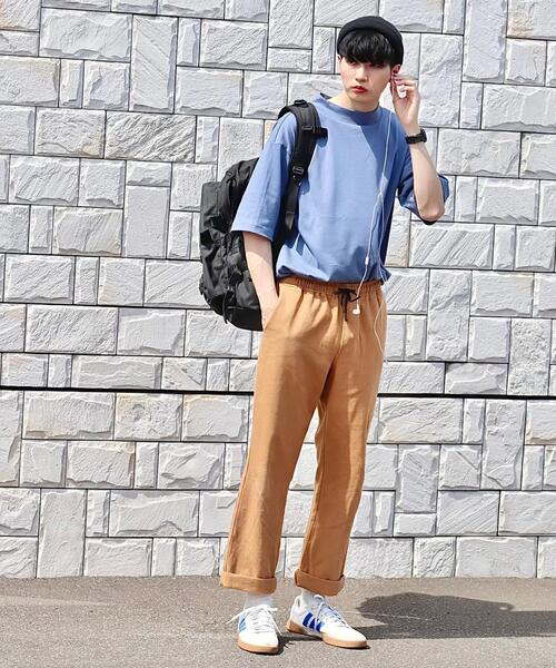 green label relaxing by 風早ゆうた（グリーンレーベルリラクシングバイカゼハヤユウタ）の「＜風早ゆうた（WEARISTA）×green label relaxing＞クリア モックネック 5分袖 Tシャツ カットソー（Tシャツ/カットソー・メンズ・ホワイト/ブラウン/ターコイズブルー・MEDIUM/LARGE）」の18枚目の写真