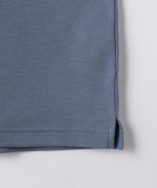 green label relaxing by 風早ゆうた（グリーンレーベルリラクシングバイカゼハヤユウタ）の「＜風早ゆうた（WEARISTA）×green label relaxing＞クリア モックネック 5分袖 Tシャツ カットソー（Tシャツ/カットソー・メンズ・ターコイズブルー/ホワイト/ブラウン・LARGE/MEDIUM）」の10枚目の写真