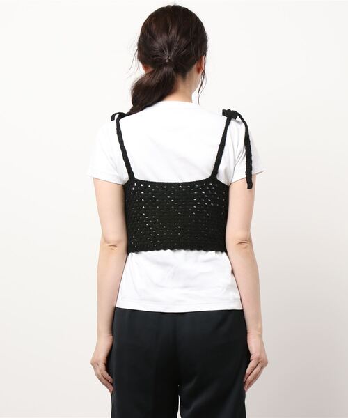 SPINNS（スピンズ）の「フラワーデザイン クロシェ編みビスチェ（ベスト・レディース・A/B/C/D・ONESIZE）」の6枚目の写真