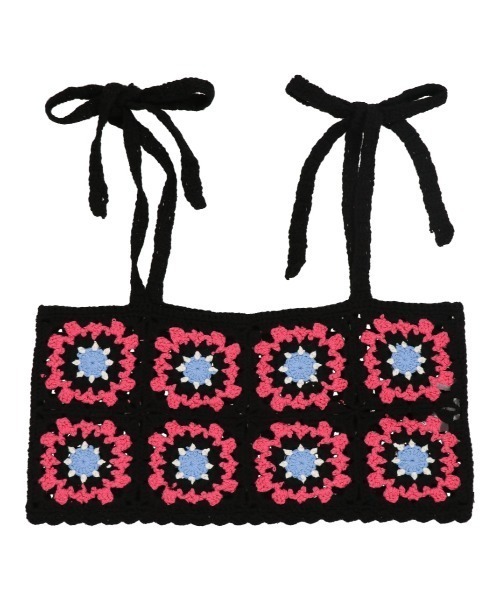 SPINNS（スピンズ）の「フラワーデザイン クロシェ編みビスチェ（ベスト・レディース・A/B/C/D・ONESIZE）」の16枚目の写真