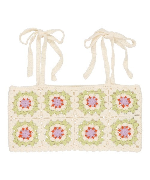 SPINNS（スピンズ）の「フラワーデザイン クロシェ編みビスチェ（ベスト・レディース・A/B/C/D・ONESIZE）」の18枚目の写真