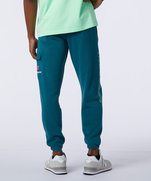 NEW BALANCE(ニューバランス)の「NB Athletics Clash スウェットパンツ(スウェットパンツ・メンズ・ネイビー/グリーン・SMALL/MEDIUM/LARGE/X-LARGE)」の6枚目の写真