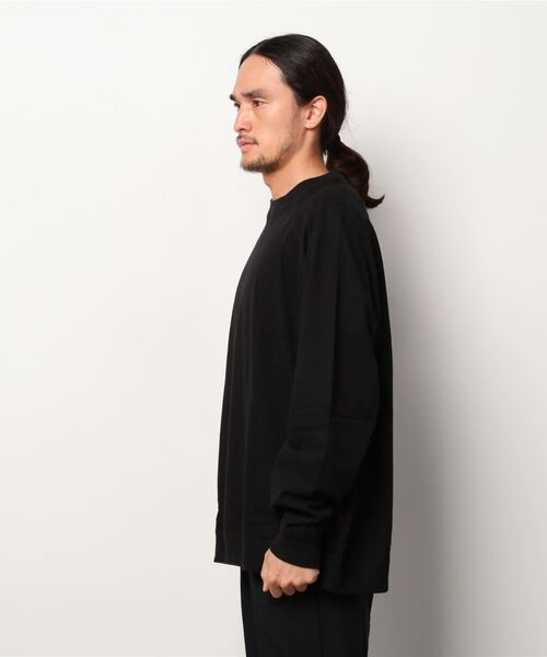 GOLD（ゴールド）の「GOLD / ゴールド：PEACH BRUSHED COTTON RAGLAN L/S TEE：21B-GL68804[MUS]（Tシャツ/カットソー・メンズ・ブラック/グリーン/ブラウン・SMALL/MEDIUM/LARGE）」の4枚目の写真