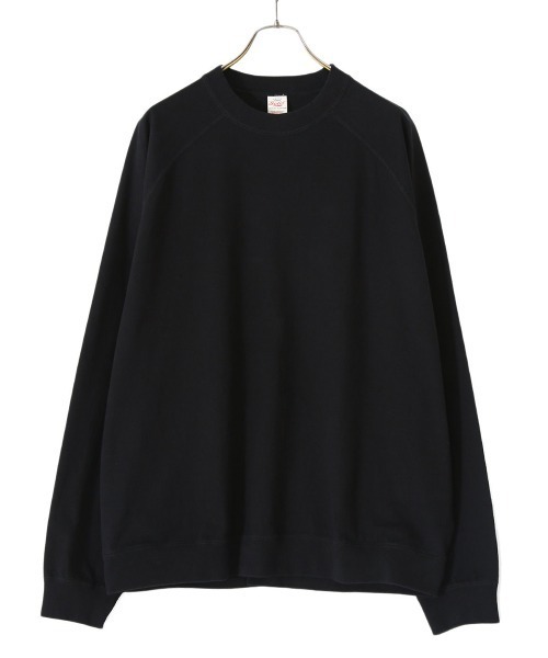 GOLD（ゴールド）の「GOLD / ゴールド：PEACH BRUSHED COTTON RAGLAN L/S TEE：21B-GL68804[MUS]（Tシャツ/カットソー・メンズ・ブラック/グリーン/ブラウン・SMALL/MEDIUM/LARGE）」の6枚目の写真