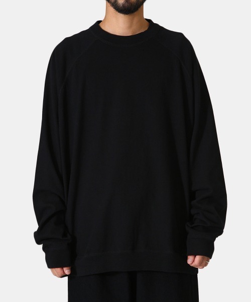 GOLD（ゴールド）の「GOLD / ゴールド：PEACH BRUSHED COTTON RAGLAN L/S TEE：21B-GL68804[MUS]（Tシャツ/カットソー・メンズ・ブラック/グリーン/ブラウン・SMALL/MEDIUM/LARGE）」の12枚目の写真