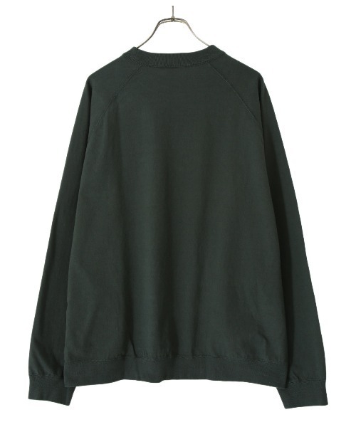 GOLD（ゴールド）の「GOLD / ゴールド：PEACH BRUSHED COTTON RAGLAN L/S TEE：21B-GL68804[MUS]（Tシャツ/カットソー・メンズ・ブラック/グリーン/ブラウン・SMALL/MEDIUM/LARGE）」の15枚目の写真