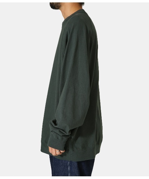 GOLD（ゴールド）の「GOLD / ゴールド：PEACH BRUSHED COTTON RAGLAN L/S TEE：21B-GL68804[MUS]（Tシャツ/カットソー・メンズ・ブラック/グリーン/ブラウン・SMALL/MEDIUM/LARGE）」の21枚目の写真