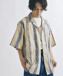 JOURNAL STANDARD | SOMANI FABRIC オープンカラー ショートスリーブシャツ(シャツ/ブラウス)