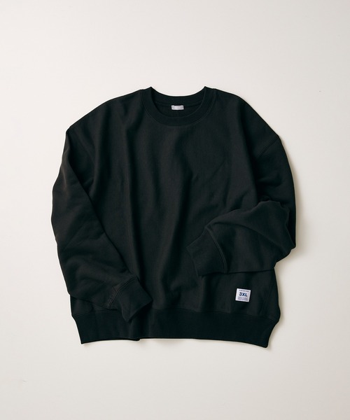 JOURNAL STANDARD relume（ジャーナルスタンダード　レリューム）の「【relume SPORTS WEAR】3XLオーバーサイズ ヘビーウェイトスウェット（スウェット・メンズ・ネイビー/グレー/ベージュ/ブラウン/ブラック/グリーン・MEDIUM/XXX-LARGE/LARGE）」の2枚目の写真