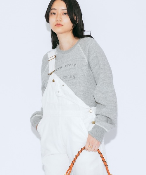 orSlow(オアスロウ)の「orSlow/オアスロウ USMC PRINT LOOPWHEEL CREWNECK SWEAT ロングスリーブ スウェットトレーナー(スウェット・メンズ・ヘザーグレー・3/4/2)」の11枚目の写真