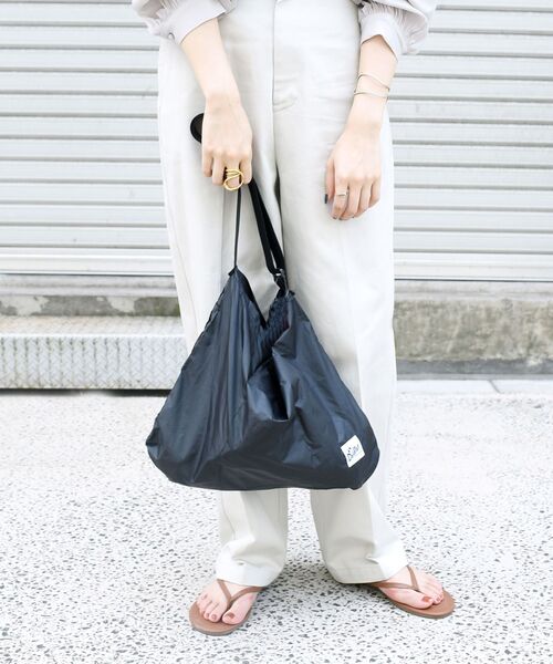 Drifter（ドリフター）の「Drifter:エコショルダー◇（エコバッグ/サブバッグ・レディース・ブラック/ブラウン/キャメル・ONE SIZE）」の2枚目の写真