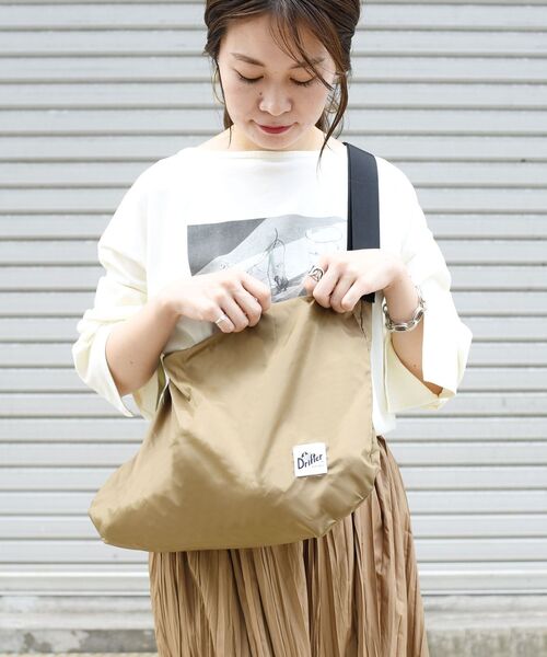 Drifter（ドリフター）の「Drifter:エコショルダー◇（エコバッグ/サブバッグ・レディース・ブラック/ブラウン/キャメル・ONE SIZE）」の18枚目の写真