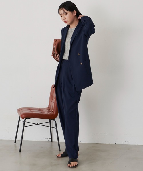 Aunt Marie's（アントマリーズ）の「テーラードジャケット　/ set up(別売)（テーラードジャケット・レディース・ブラック/ネイビー・FREE）」の14枚目の写真