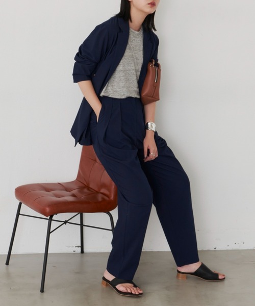 Aunt Marie's（アントマリーズ）の「テーラードジャケット　/ set up(別売)（テーラードジャケット・レディース・ブラック/ネイビー・FREE）」の12枚目の写真