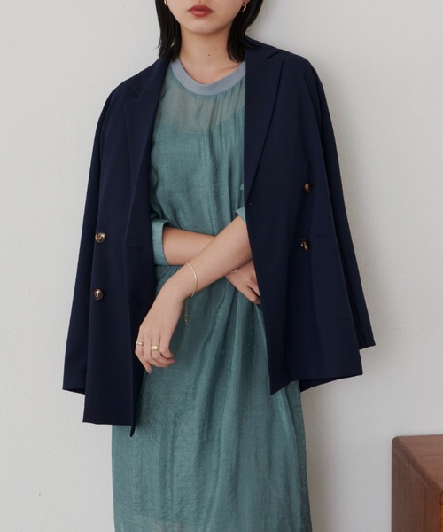 Aunt Marie's（アントマリーズ）の「テーラードジャケット　/ set up(別売)（テーラードジャケット・レディース・ブラック/ネイビー・FREE）」の22枚目の写真