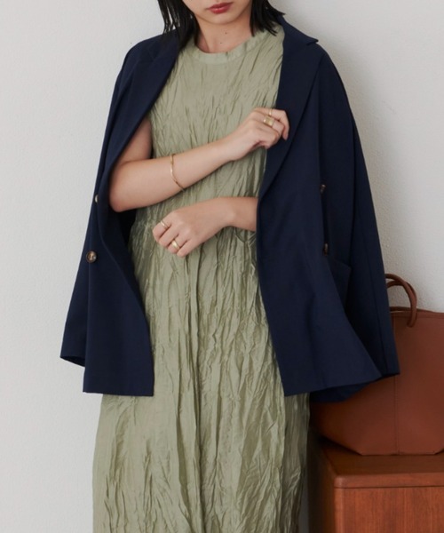 Aunt Marie's（アントマリーズ）の「テーラードジャケット　/ set up(別売)（テーラードジャケット・レディース・ブラック/ネイビー・FREE）」の6枚目の写真