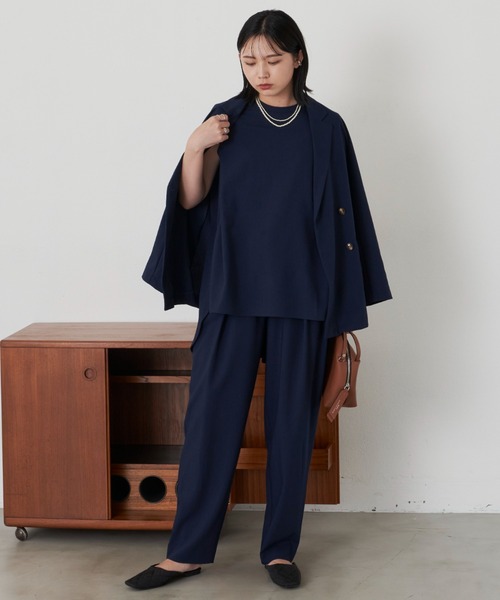 Aunt Marie's（アントマリーズ）の「テーラードジャケット　/ set up(別売)（テーラードジャケット・レディース・ブラック/ネイビー・FREE）」の8枚目の写真