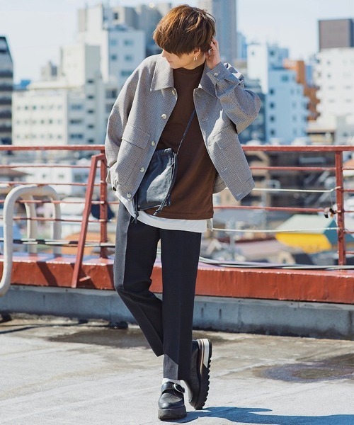LIDNM（リドム）の「TAPERED ANKLE SLACKS（スラックス・メンズ・ライトグレー/ブラック・SMALL/MEDIUM）」の17枚目の写真