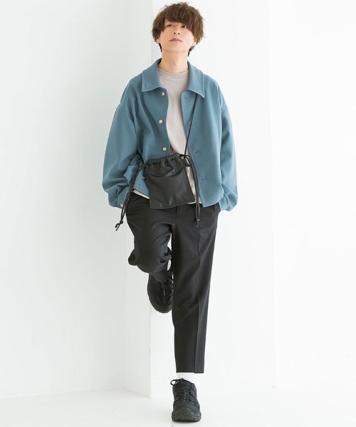 LIDNM（リドム）の「TAPERED ANKLE SLACKS（スラックス・メンズ・ライトグレー/ブラック・SMALL/MEDIUM）」の19枚目の写真