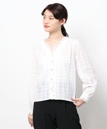 長袖 レース シャツ