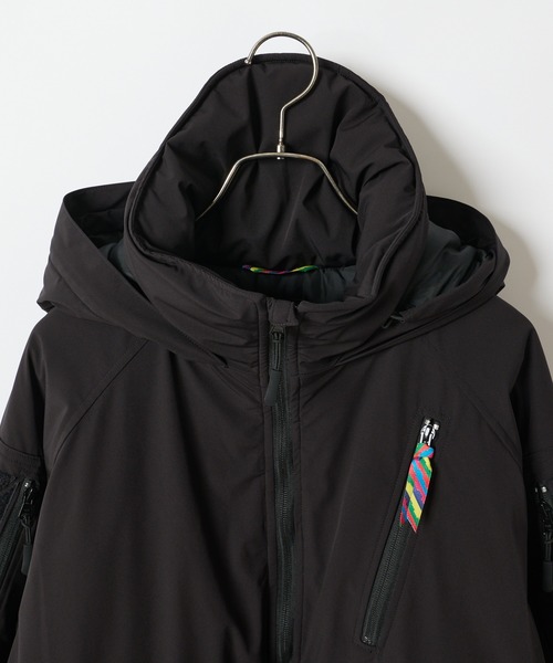 CIAOPANIC（チャオパニック）の「#【Abu Garcia × is-ness】CLOUD PADDING JACKET /クラウドパディングジャケット（マウンテンパーカー・メンズ・オリーブ/ブラック・LARGE/MEDIUM）」の3枚目の写真