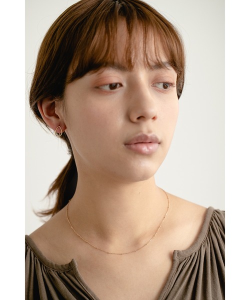 PAS TIERRA（パティエラ）の「[Ray] K10ティアーズフックピアス（ピアス（両耳用）・レディース・イエローゴールド・FREE）」の9枚目の写真