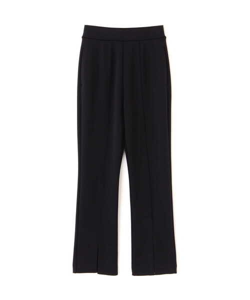 NATURAL BEAUTY BASIC（ナチュラルビューティーベーシック）の「フロントスリットパンツ（その他パンツ・レディース・ベージュ/ブラック・SMALL/MEDIUM）」の3枚目の写真