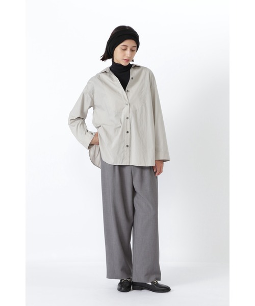 human woman（ヒューマンウーマン）の「◆２ＷＡＹニット帽＆ネックウォーマー（ネックウォーマー/スヌード・レディース・ブラック/ベージュ系その他・FREE）」の8枚目の写真