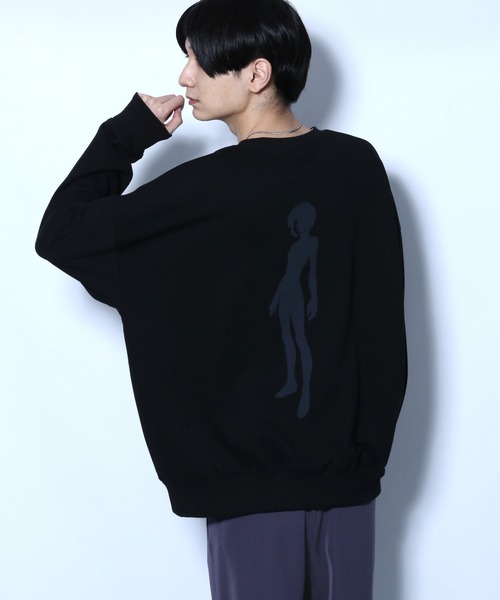 HARE(ハレ)の「【エヴァンゲリオンコラボ】バックシルエットスウェット(Tシャツ/カットソー・メンズ・ホワイト/ブラック・FREE)」の5枚目の写真