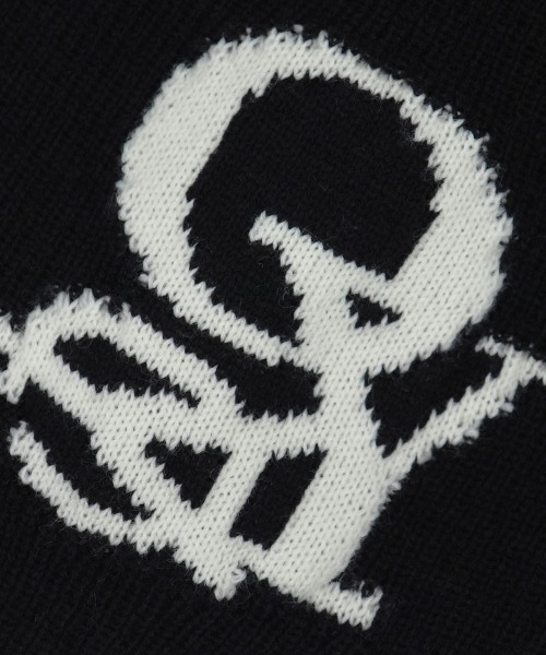 OY(オーワイ)の「『OY/オーワイ』OVERLAP LOGO BEANIE/オーバーラップ ロゴ ビーニー ニットキャップ(ニットキャップ/ビーニー・メンズ・ブラック/グレー・FREE)」の11枚目の写真