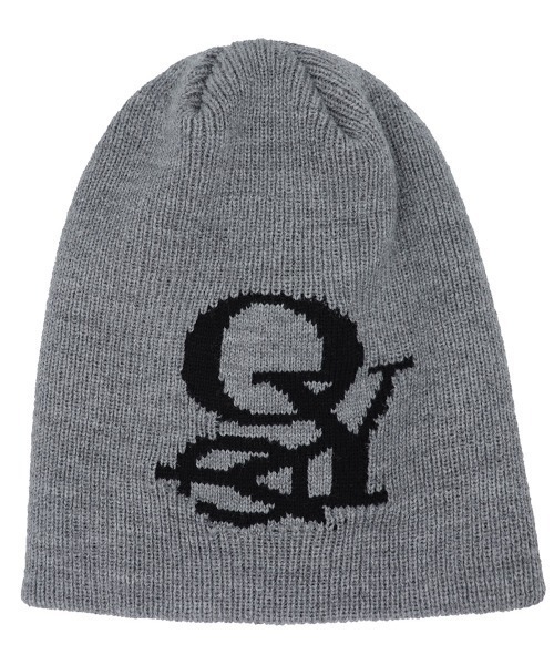 OY(オーワイ)の「『OY/オーワイ』OVERLAP LOGO BEANIE/オーバーラップ ロゴ ビーニー ニットキャップ(ニットキャップ/ビーニー・メンズ・ブラック/グレー・FREE)」の12枚目の写真